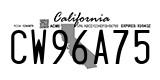 California, Temporary (AB12C34)