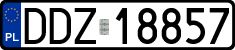 License plates of Poland, Regular car plates