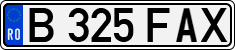 License plate of Romania, Regular plates