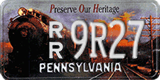 Pennsylvania, Specialty plates (A/B XXXX(X))