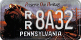 Pennsylvania, Specialty plates (A/B XXXX(X))