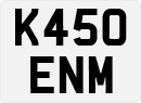 License plate of the United Kingdom, 1983 year system