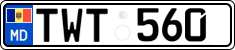 License plate of Moldova, Cars (2015)