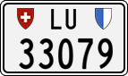 License plate of Switzerland, Cars