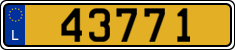License plate of Luxembourg, Vanity Plates