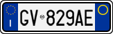 License plate of Italy, Cars (1994 year series)