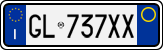 License plate of Italy, Cars (1994 year series)