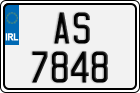 License plate of Ireland, Trailers