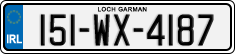 License plate of Ireland, Regular plates