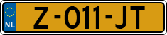 License plate of the Netherlands, Cars