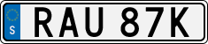 License plate of Sweden, Regular plates