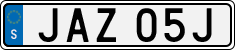 License plate of Sweden, Regular plates