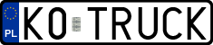 License plates of Poland, Vanity Plates