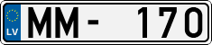 License plate of Latvia, Regular car plates