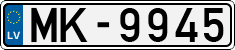 License plate of Latvia, Regular car plates