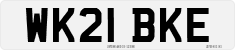 License plate of the United Kingdom, 2001 year system