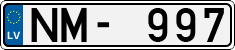 License plate of Latvia, Regular car plates