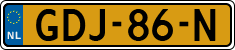 License plate of the Netherlands, Cars