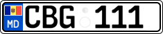 License plate of Moldova, Cars (2015)