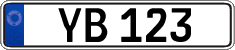 Non-recognized and partially recognized states, Regular plates (AB 123)