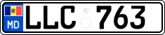License plate of Moldova, Cars (2015)
