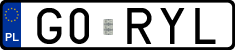 License plates of Poland, Vanity Plates