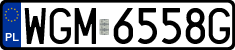 License plates of Poland, Regular car plates