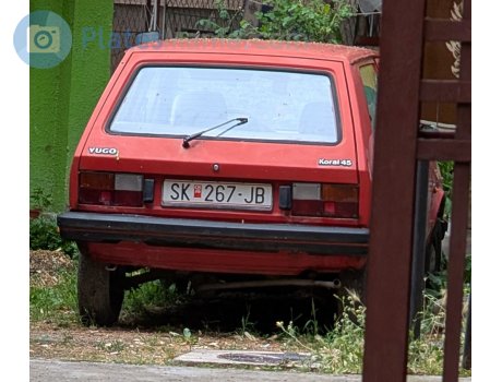 SK 267-JB, Zastava Yugo