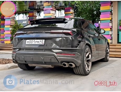 м001рм43, Lamborghini Urus