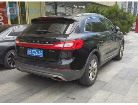 沪B·CZ636, Lincoln MKX