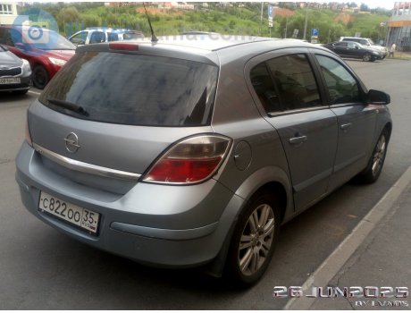 с822оо35, Opel Astra