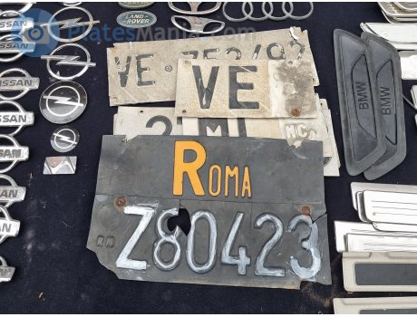 Roma Z80423, License plate without vehicle
