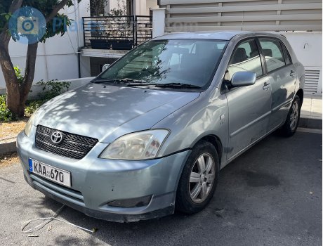 KAA 670, Toyota Corolla