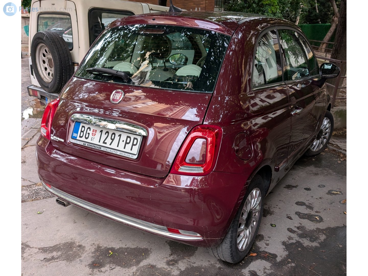 BG 1291-PP, FIAT 500 2nd gen Hatch (312), facelift, 2015–
