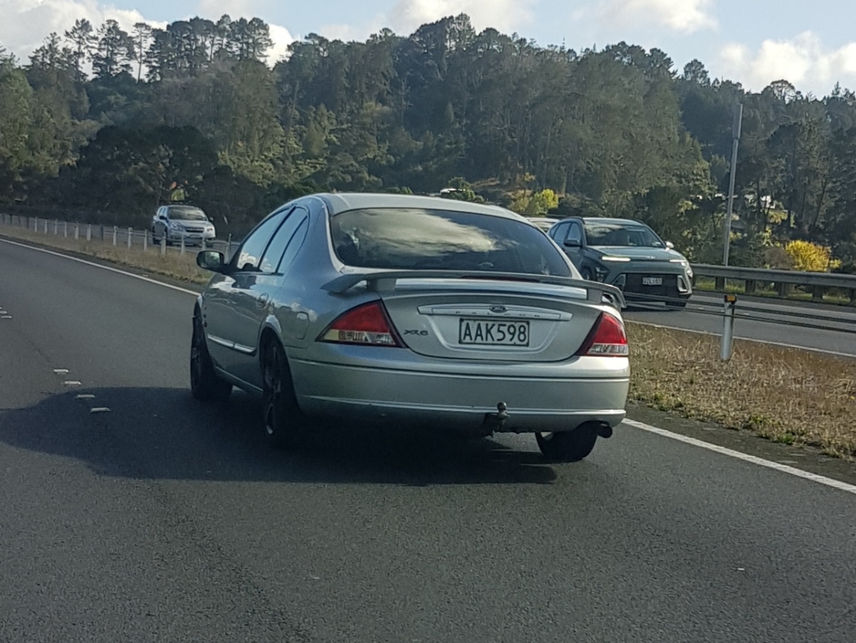 AAK598, Ford Falcon 6th gen Sedan (EA169/AU; AU-market), 1998–2002