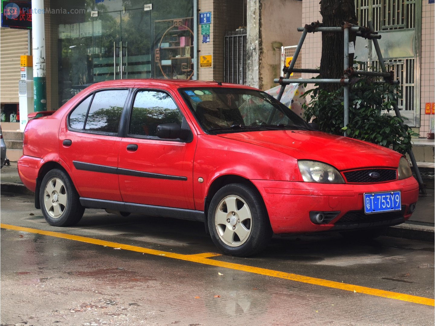 粤T·753Y9, Ford Fiesta 4th gen Sedan (C195; CN-market), 2nd facelift, 2003–2006