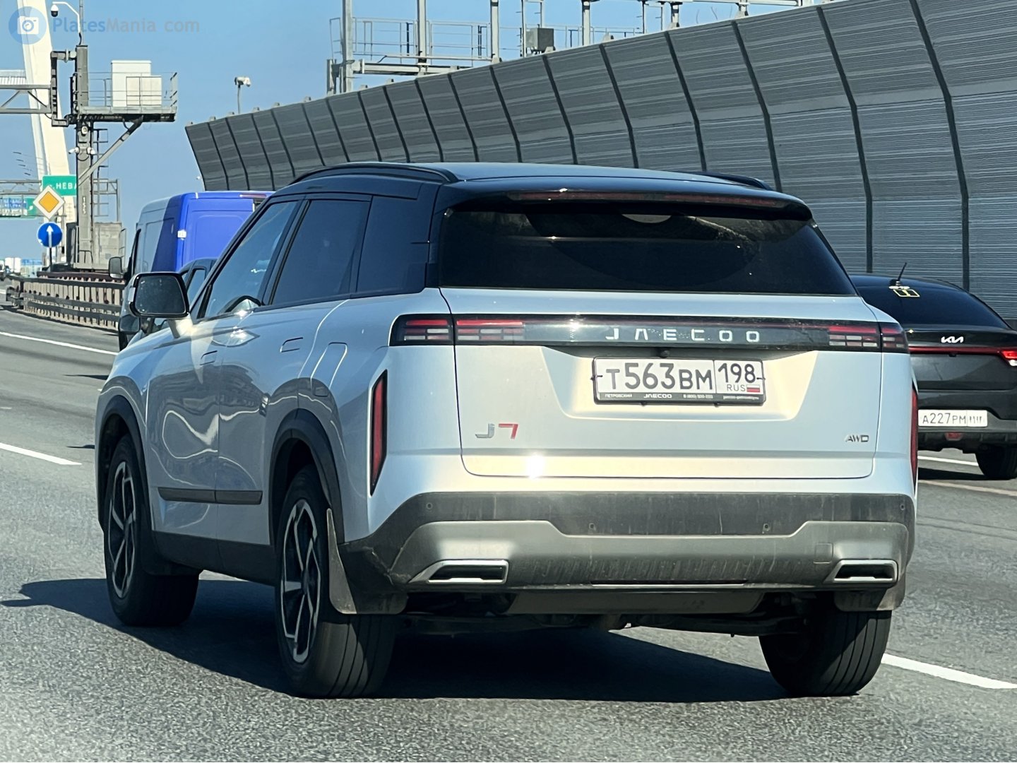 т 563 вм 198, Jaecoo J7 1st gen (T1X), 2023–