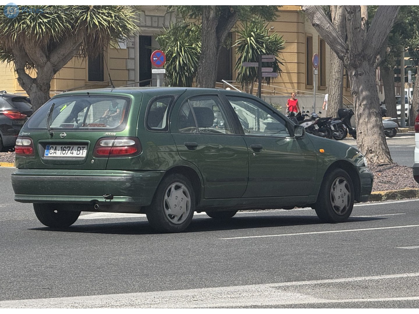 CA 1674 BT, Nissan Almera 1st gen 5-door Hatch (N15), 1995–2000