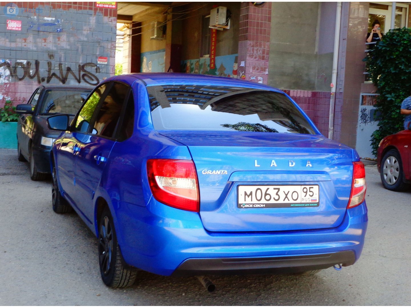 м 063 хо 95, Lada (VAZ) 2190 Granta 2190, facelift, 2018–