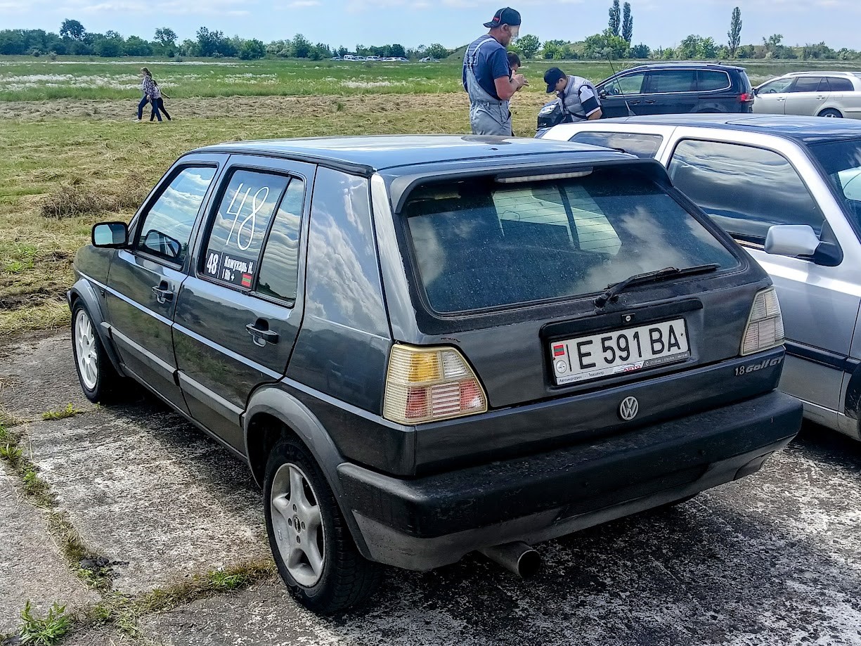 E 591 BA, Volkswagen Golf 2nd gen 5-door Hatch (19/1G), 1983–1992