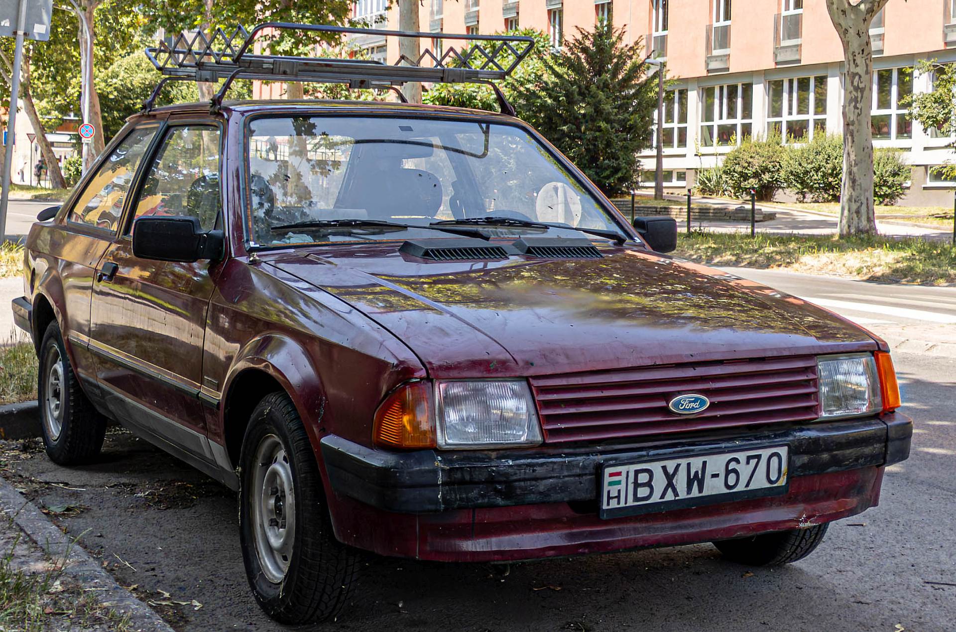 BXW-670, Ford Escort 3rd gen 3-door Hatch (ABD; Global-market), 1980–1986