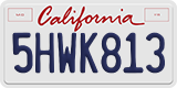 California, Passenger Car (1ABC234)
