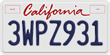 California, Passenger Car (1ABC234)