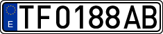 License plates of Spain, 1971 year series