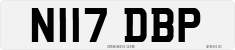 License plate of the United Kingdom, 1983 year system