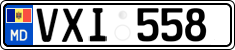 License plate of Moldova, Cars (2015)