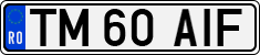 License plate of Romania, Regular plates