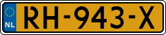 License plate of the Netherlands, Cars