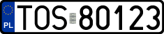 License plates of Poland, Regular car plates