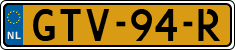 License plate of the Netherlands, Cars